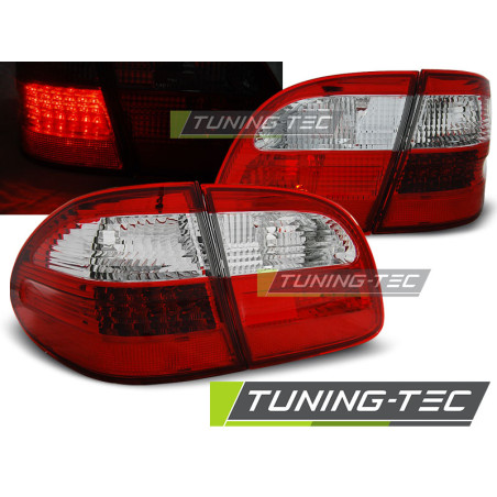 Fanali Posteriori LED Rosso/bianco per Mercedes-Benz W211 Wagon Classe E 2002-2006 (Cod. TT-LDME81)