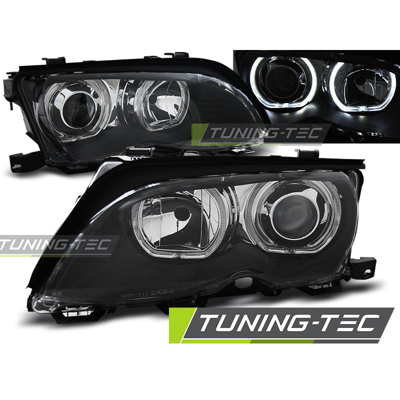 Fari Anteriori Angel Eyes per BMW E46 09/2001-03/2005 (Cod. TT-LPBMD8)
