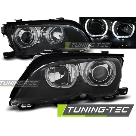Fari Anteriori Angel Eyes per BMW E46 09/2001-03/2005 (Cod. TT-LPBMD8)