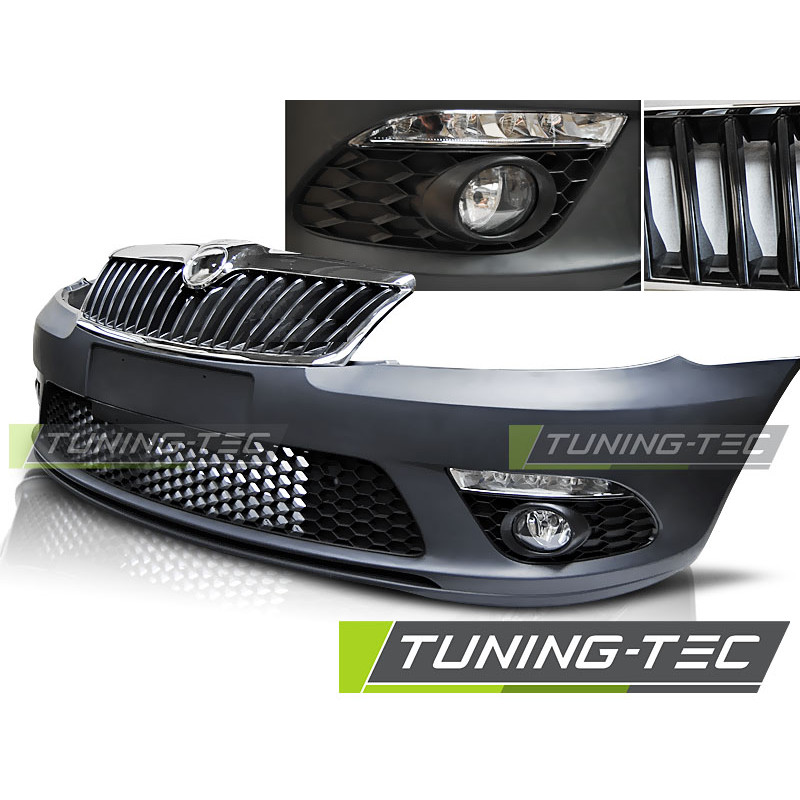 Paraurti Anteriore per Skoda Octavia Ii Facelift 2009-2013 (Cod. TT-ZPSK01)