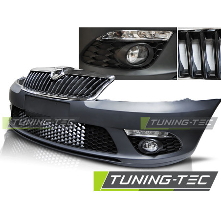 Paraurti Anteriore per Skoda Octavia Ii Facelift 2009-2013 (Cod. TT-ZPSK01)