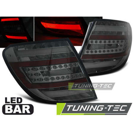 Fanali Posteriori LED per Mercedes-Benz Classe C W204 2007-2010 (Cod. TT-LDME76)