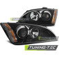 Fanali Posteriori Nero per Ford Focus Ii 09/2004-01/2008 (Cod. TT-LPFO64)