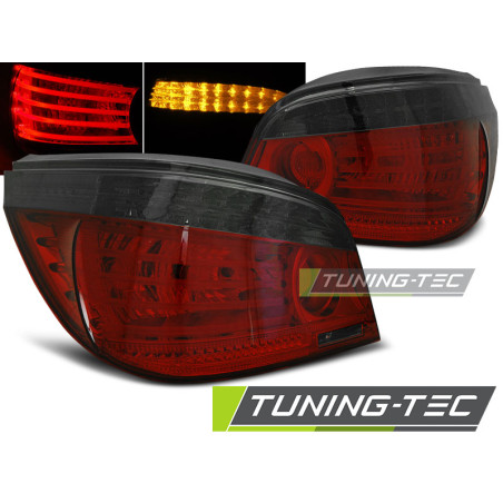 Fanali Posteriori LED Rosso Fumé per BMW Serie 5 E60 07/2003-2007 (Cod. TT-LDBMA1)