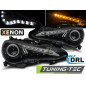 Fari Anteriori con Luci Diurne Luci Diurne DRL Nero per Toyota Gt86 Tru 2012-2016 (Cod. TT-LPTO31)