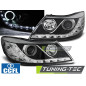 Fari Anteriori Luci Diurne Nero per Skoda Octavia 2009-2012 (Cod. TT-LPSK21)