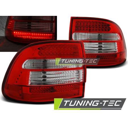 Fanali Posteriori LED Rosso/bianco per Porsche Cayenne 2002-2006 (Cod. TT-LDPO01)