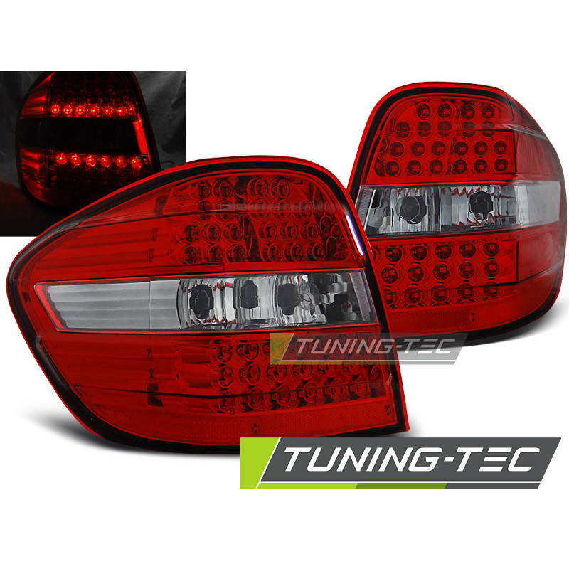 Fanali Posteriori LED Rosso/bianco per Mercedes-Benz Classe M W164 2005-2008 (Cod. TT-LDME92)