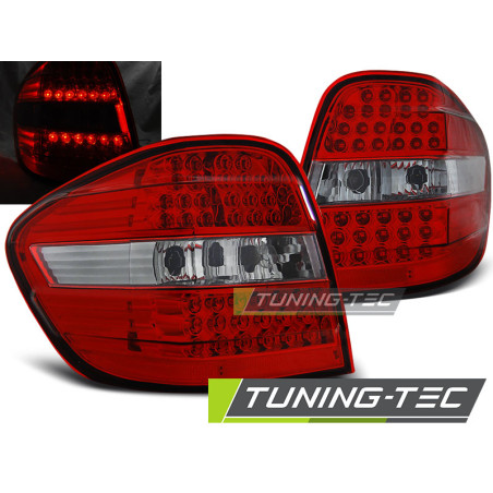Fanali Posteriori LED Rosso/bianco per Mercedes-Benz Classe M W164 2005-2008 (Cod. TT-LDME92)