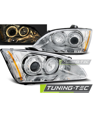 Fari Anteriori Angel Eyes per Ford Focus Ii 09/2004-01/2008 (Cod. TT-LPFO67)