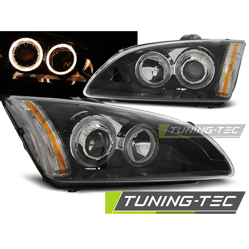 Fari Anteriori Angel Eyes per Ford Focus Ii 09/2004-01/2008 (Cod. TT-LPFO62)