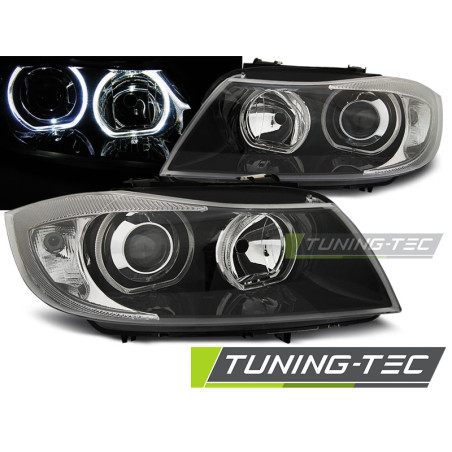 Fari Anteriori Angel Eyes per BMW E90/E91 03/2005-2011 (Cod. TT-LPBME4)