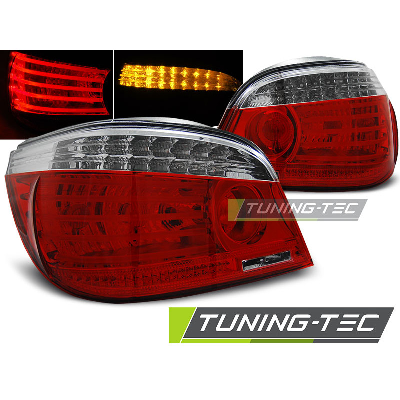 Fanali Posteriori LED Rosso/bianco per BMW Serie 5 E60 07/2003-2007 (Cod. TT-LDBMA0)