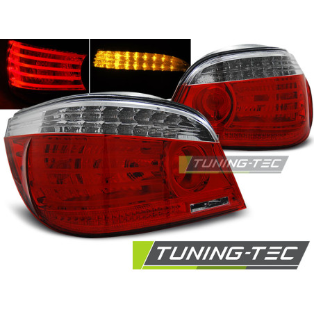 Fanali Posteriori LED Rosso/bianco per BMW Serie 5 E60 07/2003-2007 (Cod. TT-LDBMA0)
