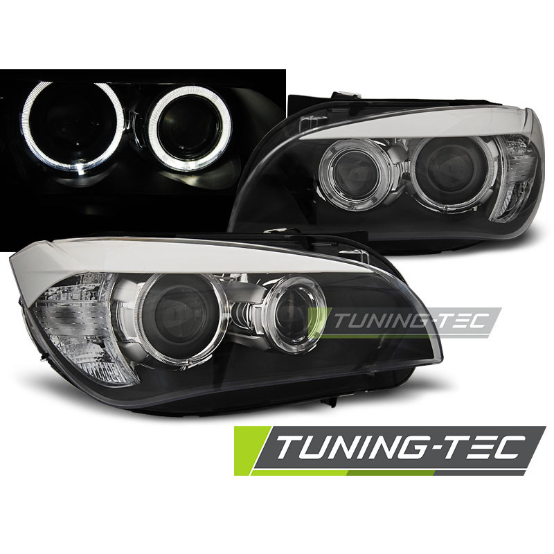 Fari Anteriori Angel Eyes per BMW X1 E84 10/2009-07/2012 (Cod. TT-LPBME0)