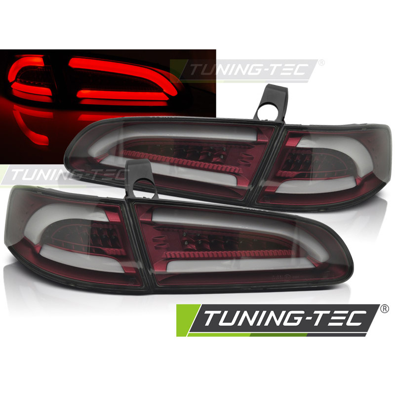 Fanali Posteriori LED Rosso Fumé per Seat Ibiza 04/2002-2008 (Cod. TT-LDSE19)