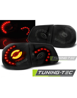 Fanali Posteriori LED Nero per Volkswagen Tiguan 10/2007-2011 (Cod. TT-LDVWC8)
