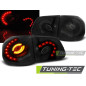 Fanali Posteriori LED Nero per Volkswagen Tiguan 10/2007-2011 (Cod. TT-LDVWC8)