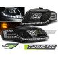 Fari Anteriori Nero per Audi A4 B7 11/2004-03/2008 (Cod. TT-LPAUC5)