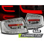 Fanali Posteriori LED Cromato per Audi A6 C6 6PIN 04/2004-2008 (Cod. TT-LDAUB8)