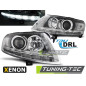 Fari Anteriori Luci Diurne DRL Cromato per Audi A6 C6 04/2004-2008 (Cod. TT-LPAUA9)