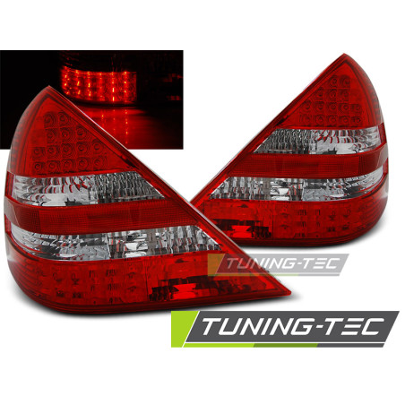 Fanali Posteriori LED Rosso/bianco per Mercedes-Benz R170 Slk 04/1996-2004 (Cod. TT-LDME52)