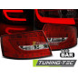 Fanali Posteriori LED Rosso/bianco per Audi A6 C6 7PIN 04/2004-2008 (Cod. TT-LDAUC5)