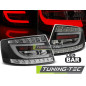 Fanali Posteriori LED Nero per Audi A6 C6 7PIN 04/2004-2008 (Cod. TT-LDAUC4)
