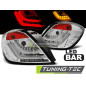 Fanali Posteriori LED Cromato per Opel Astra H 3D 03/2004-2009 (Cod. TT-LDOP47)