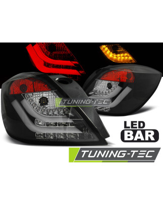 Fanali Posteriori LED Nero per Opel Astra H 3D 03/2004-2009 (Cod. TT-LDOP51)