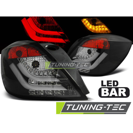 Fanali Posteriori LED Nero per Opel Astra H 3D 03/2004-2009 (Cod. TT-LDOP51)