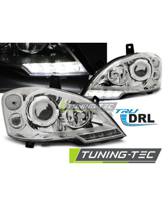 Fari Anteriori Luci Diurne DRL Cromato per Mercedes-Benz Vito W639 10/2010-05/2014 (Cod. TT-LPME98)