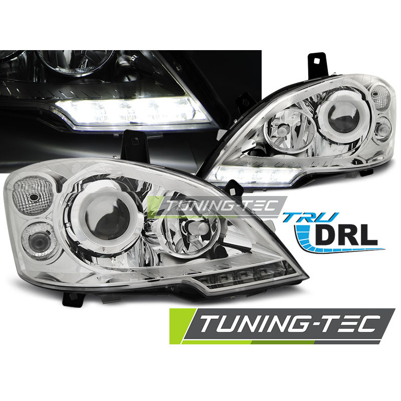 Fari Anteriori Luci Diurne DRL Cromato per Mercedes-Benz Vito W639 10/2010-05/2014 (Cod. TT-LPME98) Fari Anteriori Luci Diurne DRL Cromato per Mercedes-Benz Vito W639 10/2010-05/2014 (Cod. TT-LPME98)