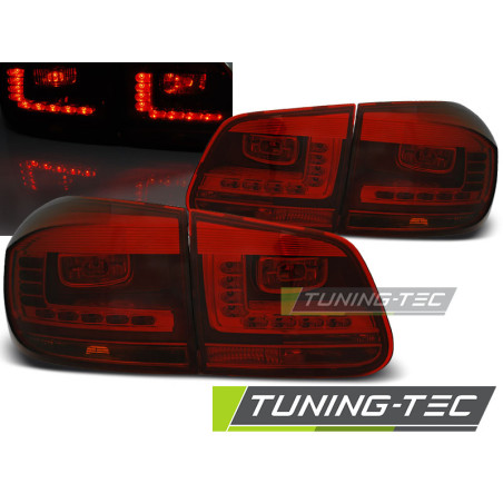 Fanali Posteriori LED Rosso Fumé per Volkswagen Tiguan 07/2011-12/2015 (Cod. TT-LDVWD3)