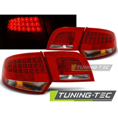 Fanali Posteriori LED Rosso/bianco per Audi A3 8P Sportback 2004-2008 (Cod. TT-LDAU90)