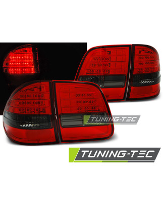 Fanali Posteriori LED Rosso Fumé per Mercedes-Benz W210 1995-03/2002 (Cod. TT-LDME90)