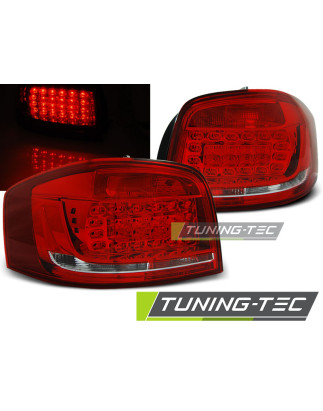 Fanali Posteriori LED Rosso/bianco per Audi A3 2008-2012 (Cod. TT-LDAUB6)