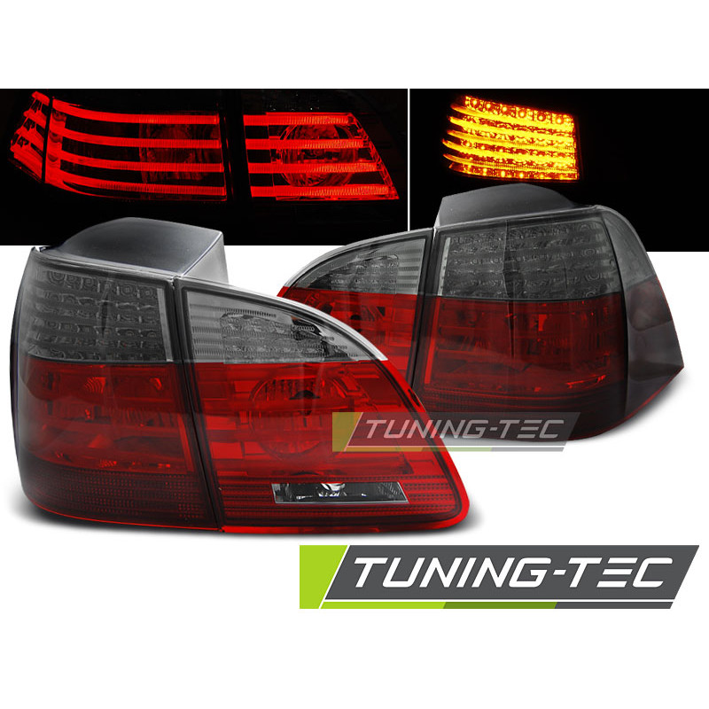 Fanali Posteriori LED Rosso Fumé per BMW Serie 5 E61 2004-03/2007 (Cod. TT-LDBME1)