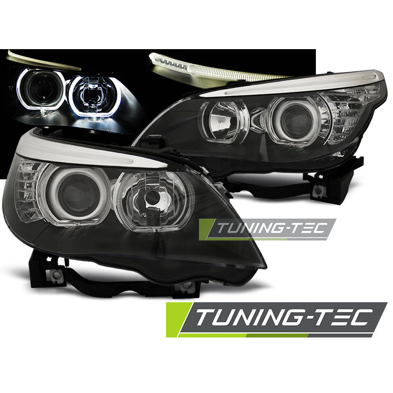 Fari Anteriori Angel Eyes per BMW E60/E61 2003-2007 (Cod. TT-LPBME3)