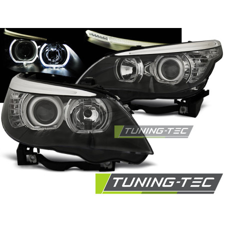 Fari Anteriori Angel Eyes per BMW E60/E61 2003-2007 (Cod. TT-LPBME3)