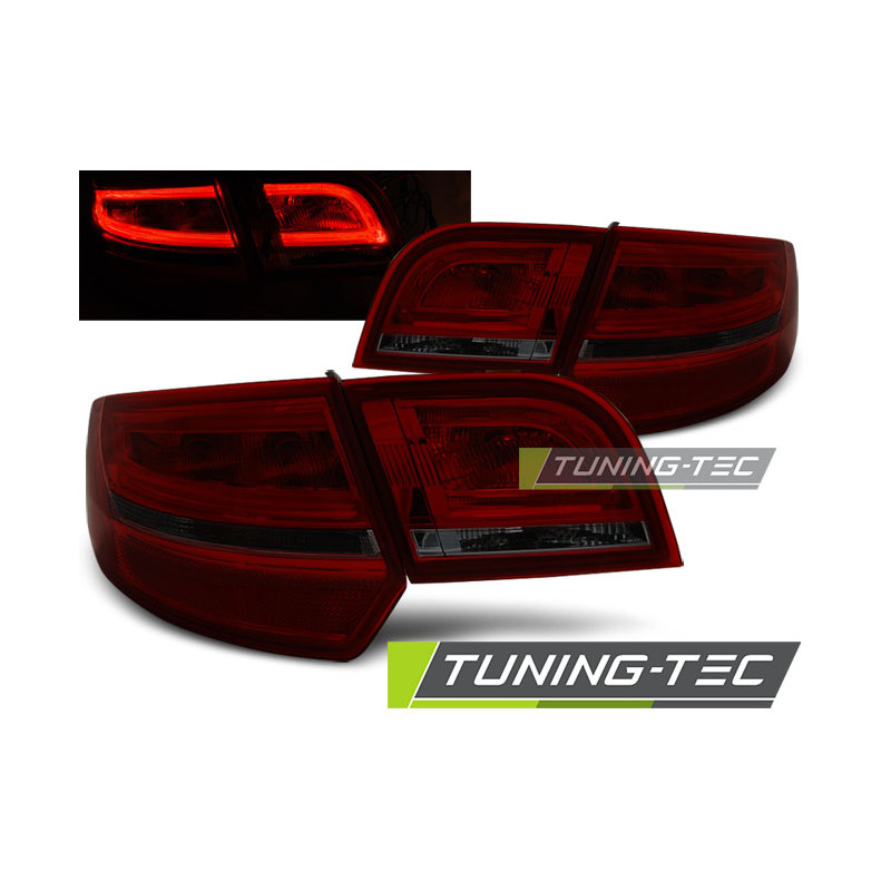 Fanali Posteriori LED Rosso Fumé per Audi A3 8P Sportback 2004-2008 (Cod. TT-LDAUA8)