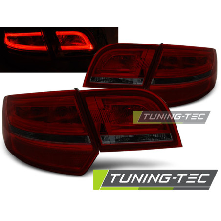 Fanali Posteriori LED Rosso Fumé per Audi A3 8P Sportback 2004-2008 (Cod. TT-LDAUA8)