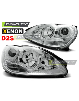 Fari Anteriori Cromato per Mercedes-Benz W220 S-klasa 10/2002-05/2005 (Cod. TT-LPME35)