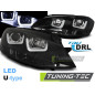 Fari Anteriori LED Nero per Volkswagen Golf 7 11/2012-2017 (Cod. TT-LPVWK6)