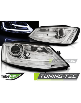 Fari Anteriori Cromato per Volkswagen Jetta Vi 01/2011-2018 (Cod. TT-LPVWK7)