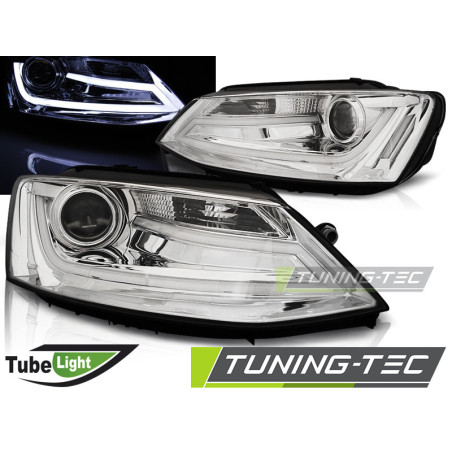 Fari Anteriori Cromato per Volkswagen Jetta Vi 01/2011-2018 (Cod. TT-LPVWK7)
