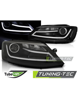 Fari Anteriori Nero per Volkswagen Jetta Vi 01/2011-2018 (Cod. TT-LPVWK8)