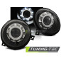 Fari Anteriori Luci Diurne Nero per Volkswagen Lupo 1998-2005 (Cod. TT-LPVWL0)