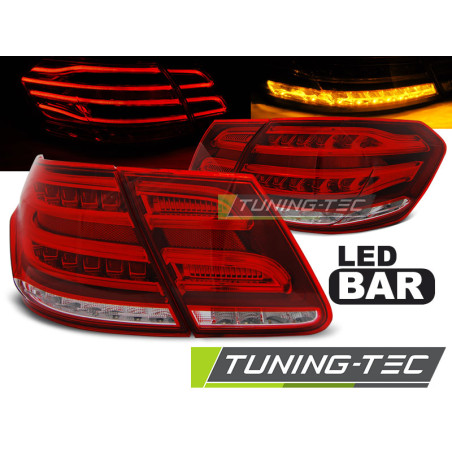 Fanali Posteriori LED Rosso/bianco per Mercedes-Benz W212 Classe E With Bulb P21 2009-2013 (Cod. TT-