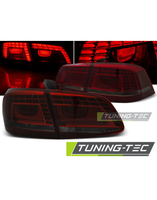 Fanali Posteriori LED Rosso Fumé per Volkswagen Passat B7 10/2010-10/2014 (Cod. TT-LDVWD6)